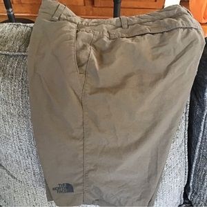 The North Face Men’s Nylon Hiking shorts.  Khaki.  Size 36
